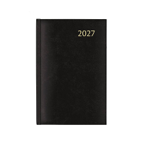 Aurora Daily de Luxe Florence dagagenda met halfuurindeling 2027 zwart (1 dag per pagina) 6-talig 440140