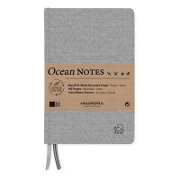 Aurora Ocean notitieboek 145 x 220 mm gelijnd 96 vellen octopuszwart 2396RTZ 330070