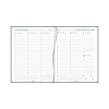 Aurora Plan-A-Week Florence weekagenda met kwartierindeling 2027 zwart (1 week per 2 pagina's) 7-talig 440132 - 2