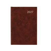 Aurora Universe Florence weekagenda met uurindeling 2027 bordeaux (1 week per 2 pagina's) 6-talig 440143