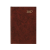 Aurora Universe Florence weekagenda met uurindeling 2027 bordeaux (1 week per 2 pagina's) 6-talig 440143 - 1
