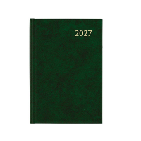 Aurora Universe Florence weekagenda met uurindeling 2027 groen (1 week per 2 pagina's) 6-talig 440144