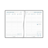 Aurora Universe Florence weekagenda met uurindeling 2027 groen (1 week per 2 pagina's) 6-talig 440144 - 2
