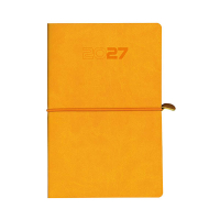 Aurora Universe Tesoro weekagenda met uurindeling 2027 oranje (1 week per 2 pagina's) 6-talig 440127