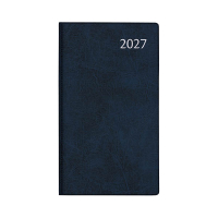 Aurora Visuplan Luna weekagenda met uurindeling 2027 blauw (1 week per 2 pagina's) 6-talig 440158