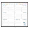 Aurora Visuplan Perl Luna weekagenda met uurindeling 2026 bordeaux (1 week per 2 pagina's) 6-talig 330159 - 2