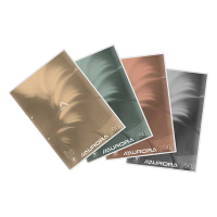 Aurora cursusblok A4 gelijnd 90 g/m² assortiment 5 stuks (100 vellen) D102MT 330048