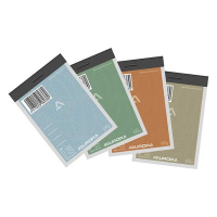 Aurora cursusblok A7 gelijnd 60 g/m² 100 vellen assortiment (10 stuks) 1400GT 330054