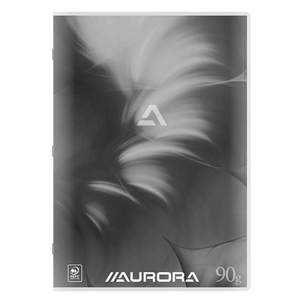 Aurora gelijnd schrift A4 grijs 36 vellen 36MT/GRIS 330093 - 1