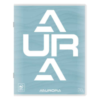 Aurora geruit schrift 165 x 210 mm blauw 36 vellen (10 mm) 136LQ10/B 330099