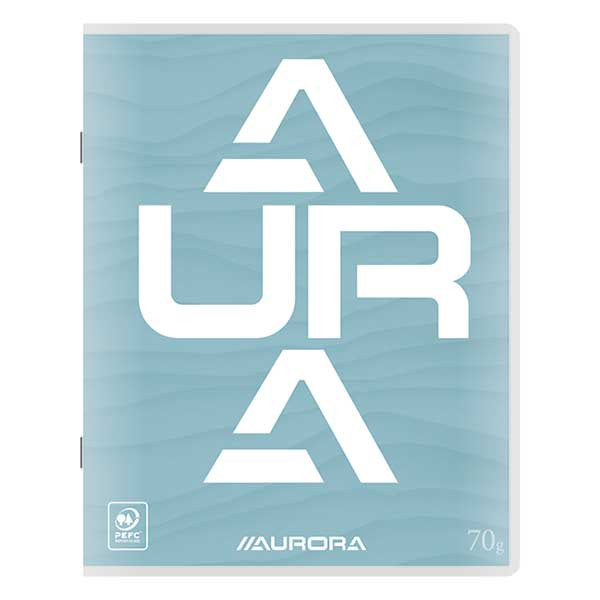 Aurora geruit schrift 165 x 210 mm blauw 36 vellen (5 mm) 136LQ5/B 330097 - 1