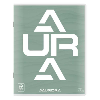 Aurora geruit schrift 165 x 210 mm groen 36 vellen (10 mm) 136LQ10/G 330098