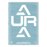 Aurora geruit schrift A4 blauw 36 vellen (5 mm) 36LQ5/B 330103