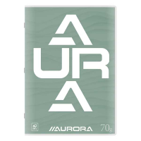 Aurora geruit schrift A4 groen 36 vellen (10 mm) 36LQ10/G 330104