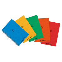 Aurora spiraalblok 160 x 105 mm geruit 60 grams 120 vel assorti (20 stuks) 298371