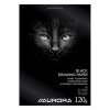 Aurora tekenblok A4 120 g/m² zwart papier (20 vellen)