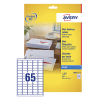 Avery J8651-10 adresetiketten A4 38,1 x 21,2 mm wit (650 etiketten)