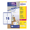Avery L7162-40 adresetiketten A4 99,1 x 33,9 mm wit (640 etiketten) 212288 - 1