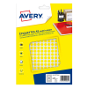 Avery PET08J markeringspunten Ø 8 mm geel (2940 etiketten)