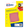 Avery PET08R markeringspunten Ø 8 mm rood (2940 etiketten)
