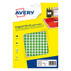 Avery PET08V markeringspunten Ø 8 mm groen (2940 etiketten)