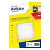 Avery PET08W markeringspunten Ø 8mm wit (2940 etiketten)