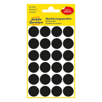 Avery Zweckform 3003 markeringspunten Ø 18 mm zwart (96 etiketten) 3003 212360