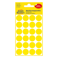 Avery Zweckform 3007 markeringspunten Ø 18 mm geel (96 etiketten) 3007 212374