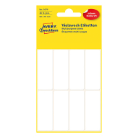 Avery Zweckform 3079 multifunctionele etiketten 50 x 19 mm wit (48 etiketten) 3079 212192
