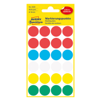 Avery Zweckform 3089 markeringspunten Ø 18 mm assorti (96 etiketten) 3089 212388