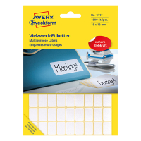 Avery Zweckform 3312 multifunctionele etiketten 18 x 12 mm wit (1800 etiketten) 3312 212154