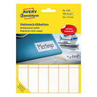Avery Zweckform 3327 multifunctionele etiketten 50 x 19 mm wit (486 etiketten) 3327 212194