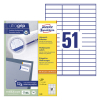Avery Zweckform 3420 universele etiketten A4 70 x 16,9 mm wit (5100 etiketten)