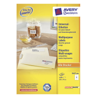 Avery Zweckform 3427-200 universele etiketten A4 105 x 74 mm wit (1600 etiketten) 3427-200 212472