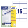 Avery Zweckform 3484 universele etiketten A4 105 x 37 mm wit (1600 etiketten)