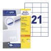 Avery Zweckform 3652-200 universele etiketten A4 70 x 42,3 mm wit (4200 etiketten)