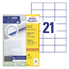 Avery Zweckform 3652 universele etiketten A4 70 x 42,3 mm wit (2100 etiketten)
