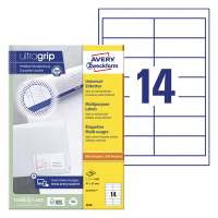 Avery Zweckform 3678 universele etiketten A4 97 x 37 mm wit (1400 etiketten) 3678 212674