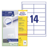 Avery Zweckform 3678 universele etiketten A4 97 x 37 mm wit (1400 etiketten)