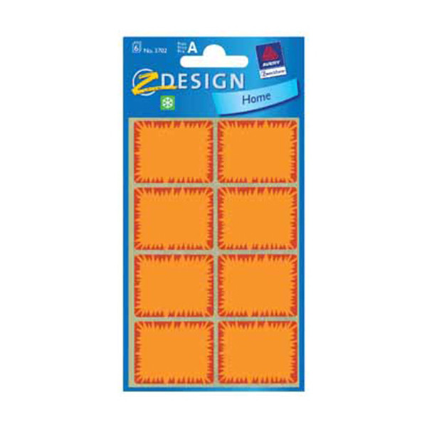 Avery Zweckform 3702A diepvriesetiketten 28 x 36 mm oranje (40 etiketten) 3702A 212530 - 1