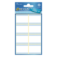 Avery Zweckform 59371 diepvriesetiketten 28 x 36 mm blauw/wit (40 etiketten) 59371 212651