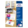 Avery Zweckform C32028-10 visitekaarten glanzend wit 85 x 54 mm (80 stuks)