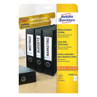 Avery Zweckform C32267-25 classeurrug insteekkaarten 54 x 190 mm (125 etiketten) C32267-25 212816