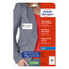 Avery Zweckform J4785-20 zelfklevende naambadge-etiketten voor inkjetprinters 50 x 80 mm wit (200 naambadges)