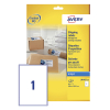 Avery Zweckform J8167-10 verzendetiketten A4 199,6 x 289,1 mm wit (10 etiketten)