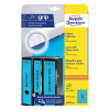 Avery Zweckform L4753-20 rugetiketten voor classeur 61 x 297 mm blauw (60 etiketten)