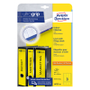 Avery Zweckform L4755-20 rugetiketten voor classeur 61 x 297 mm geel (60 etiketten)