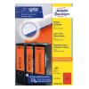 Avery Zweckform L4766-100 rugetiketten voor classeur 192 x 61 mm rood (400 etiketten)