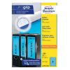 Avery Zweckform L4767-100 rugetiketten voor classeur 192 x 61 mm blauw (400 etiketten)