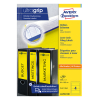 Avery Zweckform L4769-100 rugetiketten voor classeur 192 x 61 mm geel (400 etiketten)